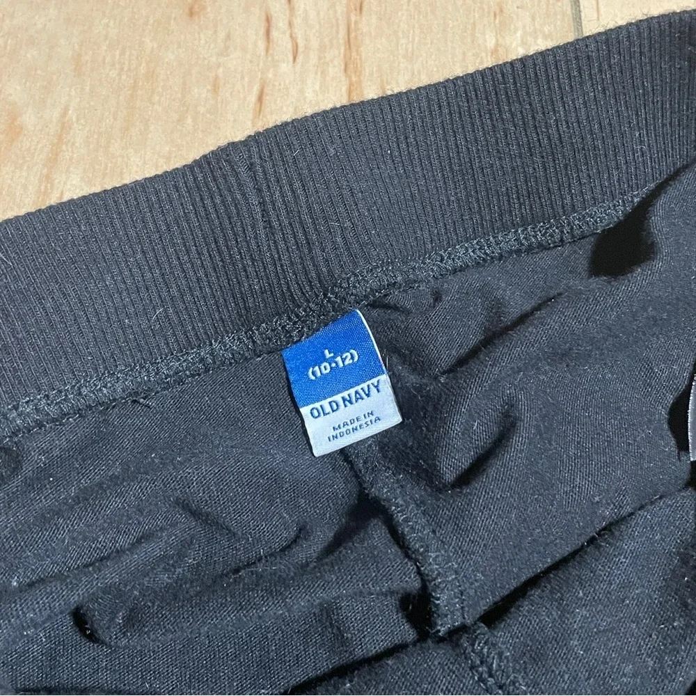 Old Navy - drawstring skort - girls size 10/12 - black‎